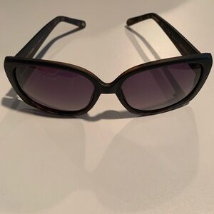 Fossil Black and Brown Sunglasses NWOT